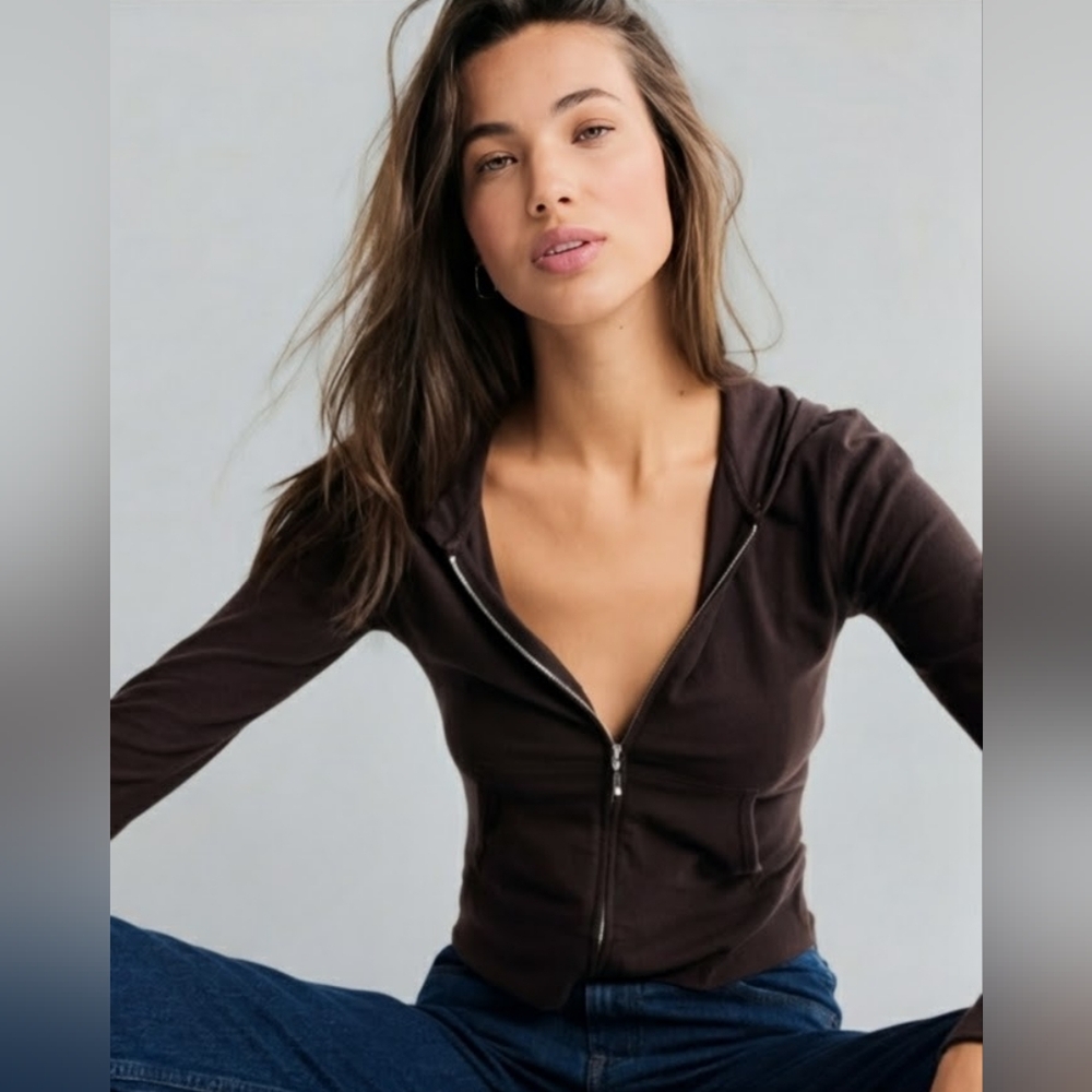 Abercrombie & Fitch Cozy Lounge Full- Zip